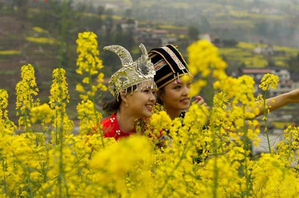 庙垭油菜花旅游节