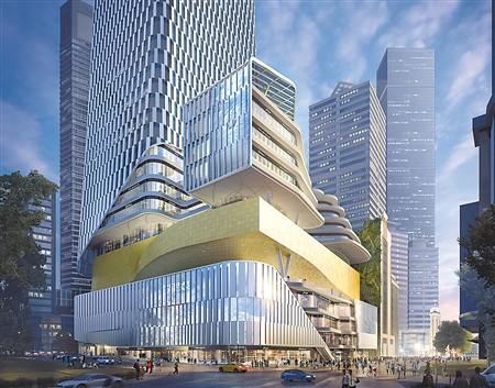 文化主题购物公园效果图